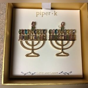 Happy Hanukkah Earrings.